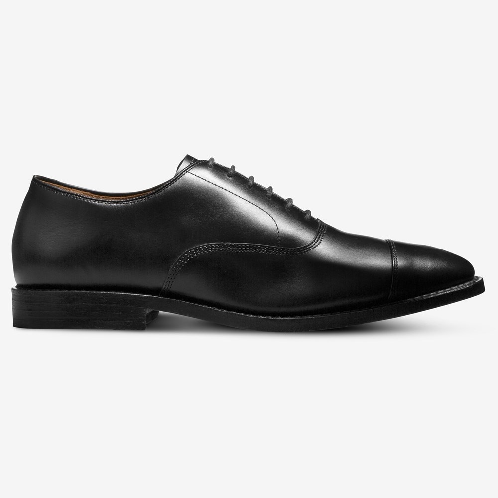 Mens Allen Edmonds Kenilworth Black popular Leather Oxfords Dress Shoes Size 9.5 E Wide