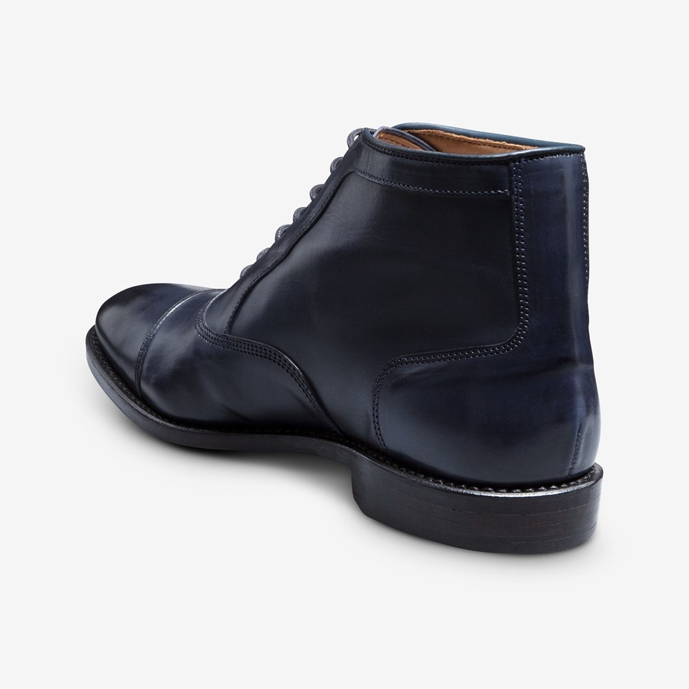 Mens black cap toe dress boots on sale