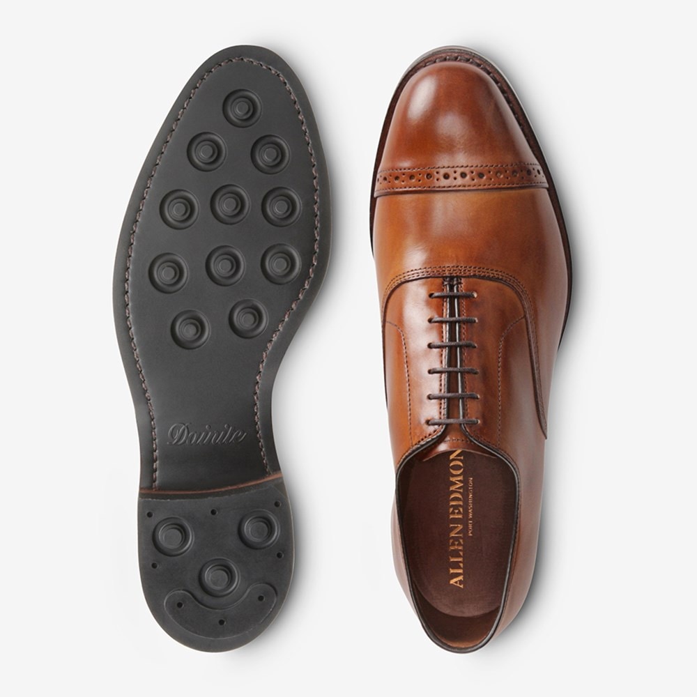 Richelieu Fifth Avenue bout golf avec semelle en caoutchouc Dainite Men s Habillees Allen Edmonds